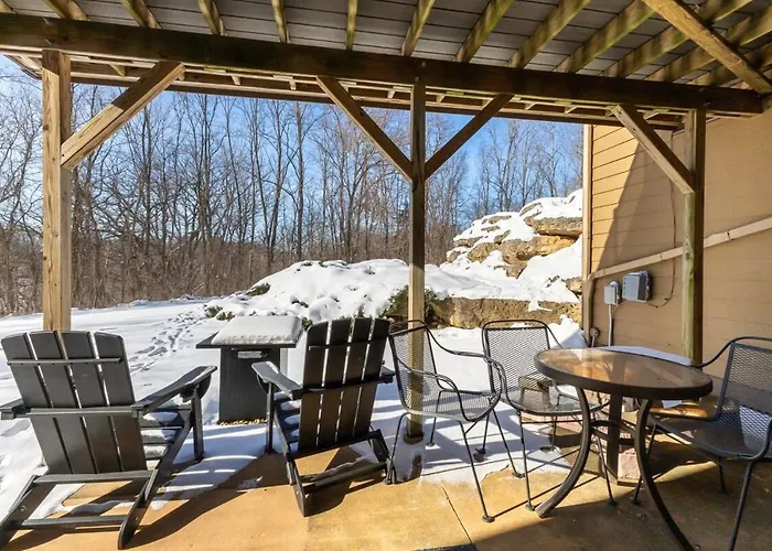 Ferienhaus Cozy Retreat At Farmstead Galena